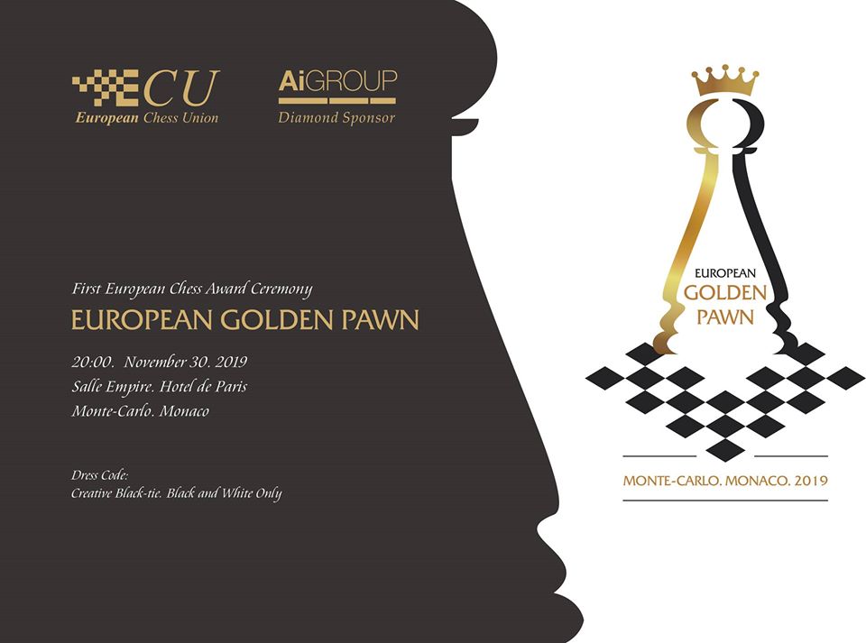 European Golden Pawn award debuts in Monte Carlo